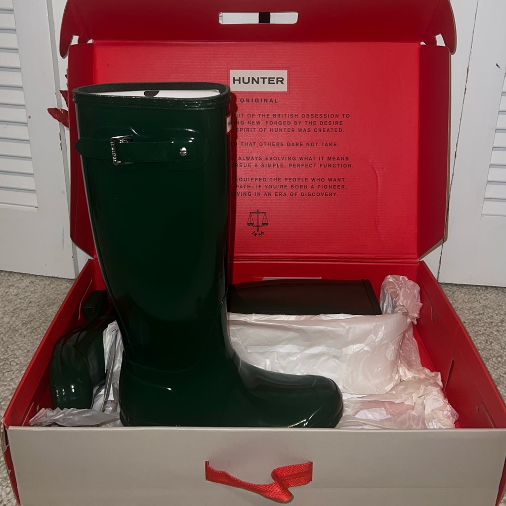 Women's Original Tall Hunter Gloss Rain Boots